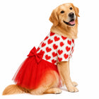 ZL Love Stitch Ruby Heart Dog Dress
