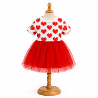ZL Love Stitch Ruby Heart Dog Dress