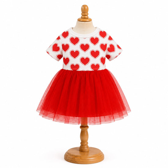 ZL Love Stitch Ruby Heart Dog Dress