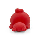 Zigly Lifestyle red ZL Lil Froggo squeaker dog toy on a white background