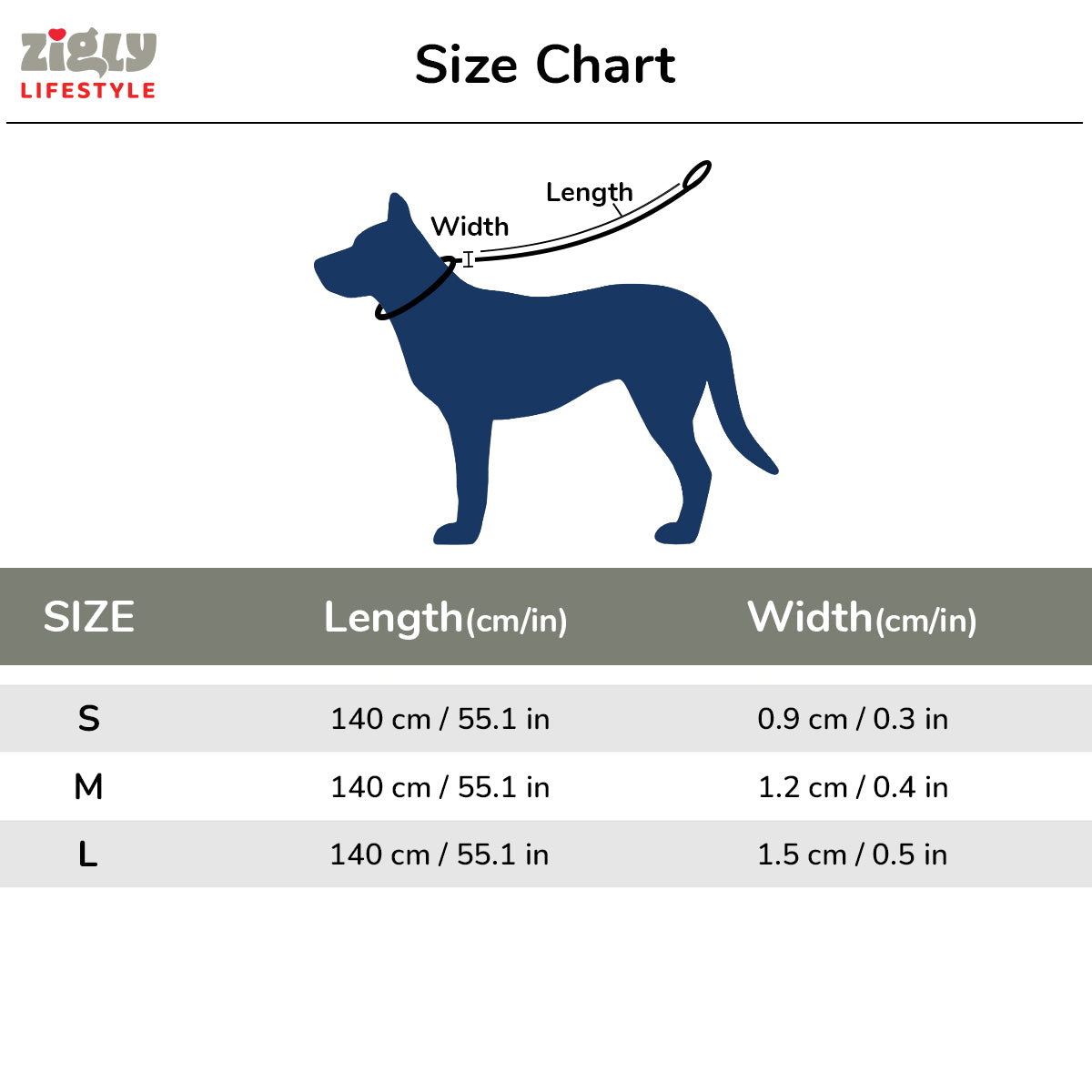 ZL Reflective Rope Dog Leash - Red 