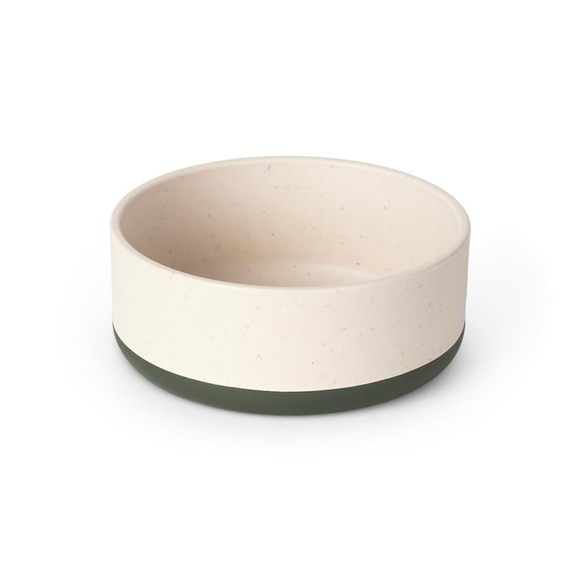 ZL Rice Husk Dog Bowl – Green