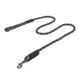 ZL Reflective Rope Dog Leash - Black