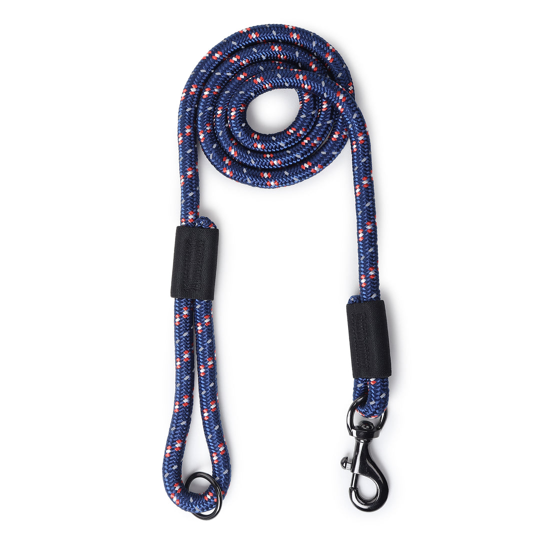 ZL Reflective Rope Dog Leash - Blue
