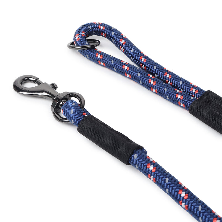 ZL Reflective Rope Dog Leash - Blue
