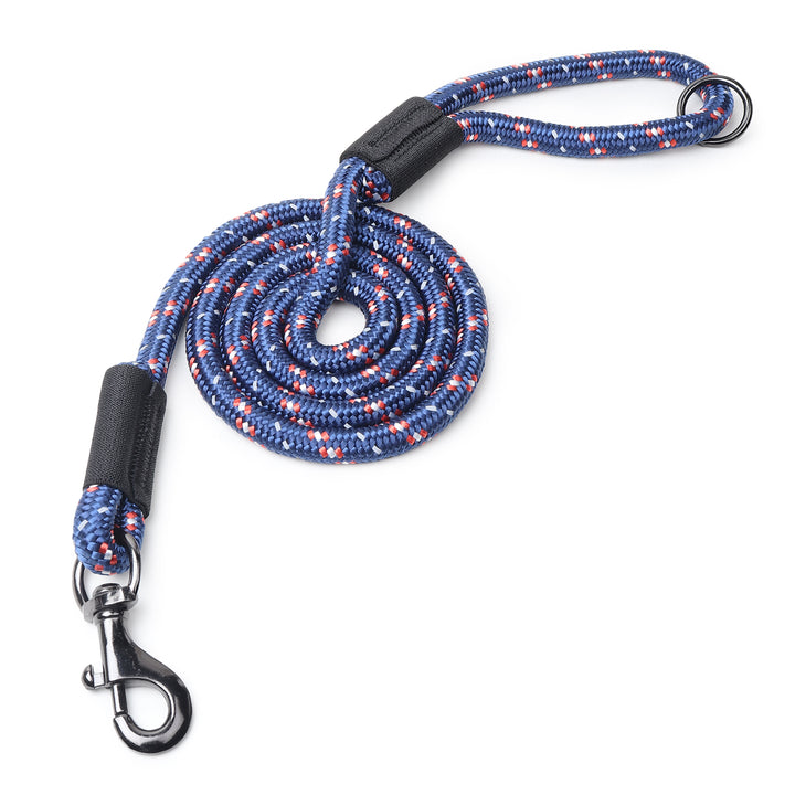ZL Reflective Rope Dog Leash - Blue