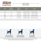 ZL Royal Teal Brocade Kurta for Dogs