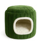 ZL Forest Cozy Cactus Cat Hut-Green