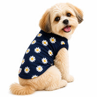 ZL Tropical Farm Daisy Flower Dog T - Shirt
