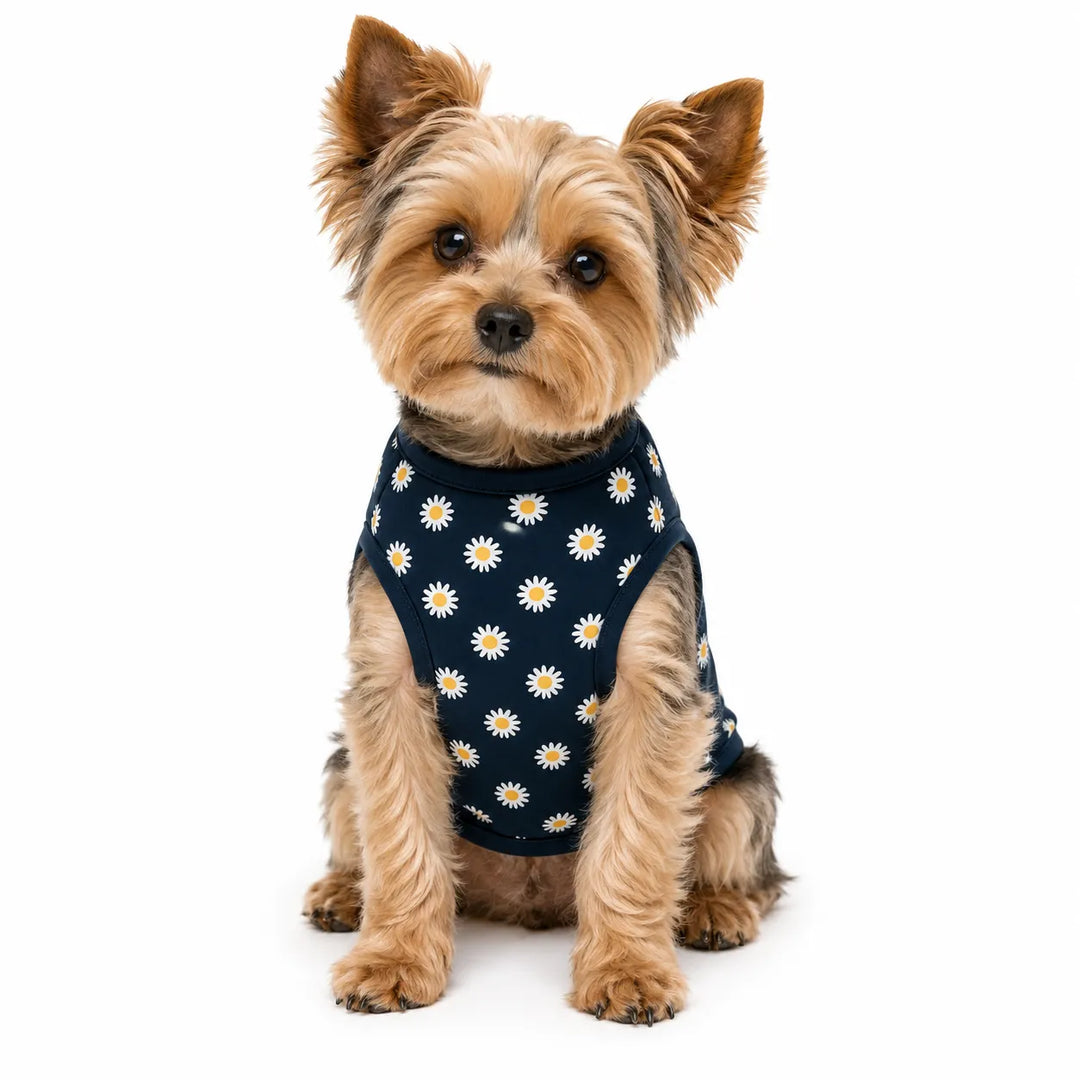 ZL Tropical Farm Daisy Flower Dog T-Shirt