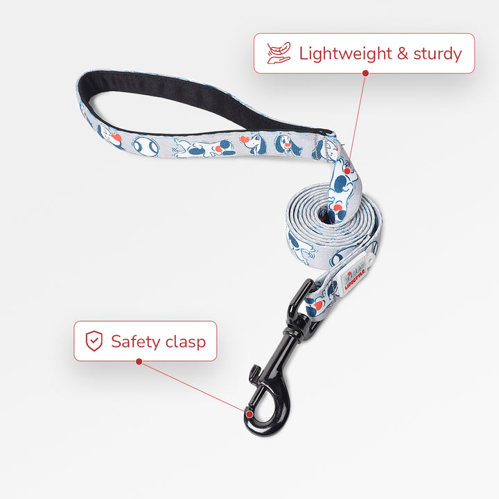 ZL Doodle Dog Leash - Grey
