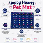 ZL Happy Hearts Pet Mat