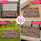 ZL Woof Life Portable Roll-Up Travel Pet Mat for Dogs & Cats