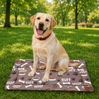 ZL Woof Life Portable Roll-Up Travel Pet Mat for Dogs & Cats