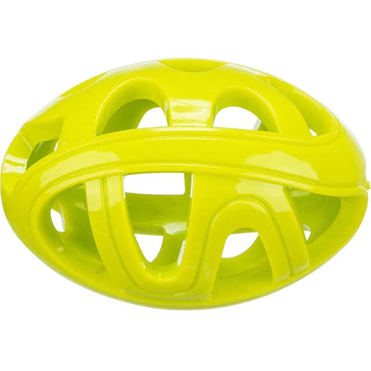 Trixie Honeycomb Rugby Dog Toy Tpe 11cm - Lime