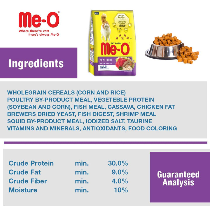 Me-O Sea Food Flavour Adult Dry Cat Food