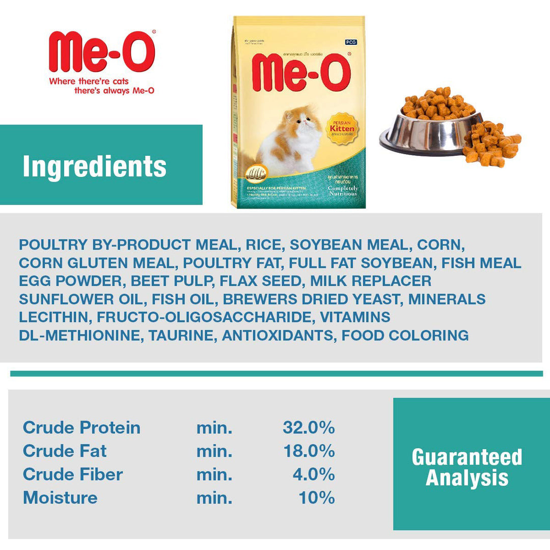 Me-O Persian Kitten Dry Cat Food - 1.1kg