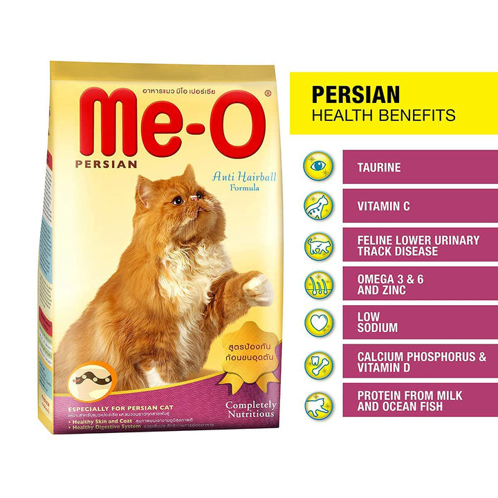 Me-O Persian Anti-Hairball Formula - Adult Dry Cat Food - 6.8kg