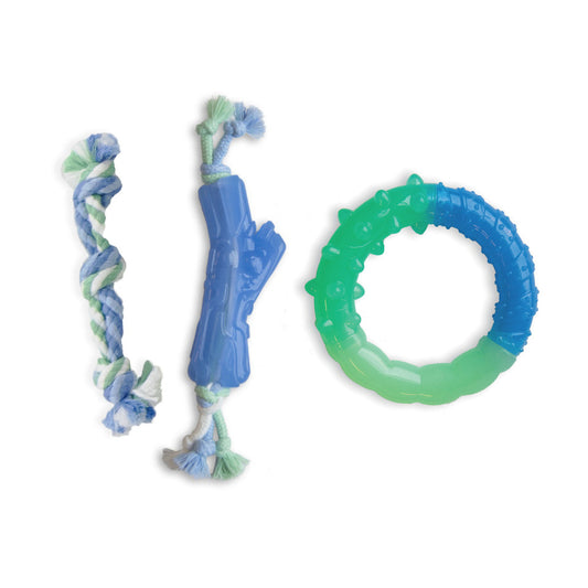 Outward Hound Puppy Orka, Pack Of 3 Dog Toy