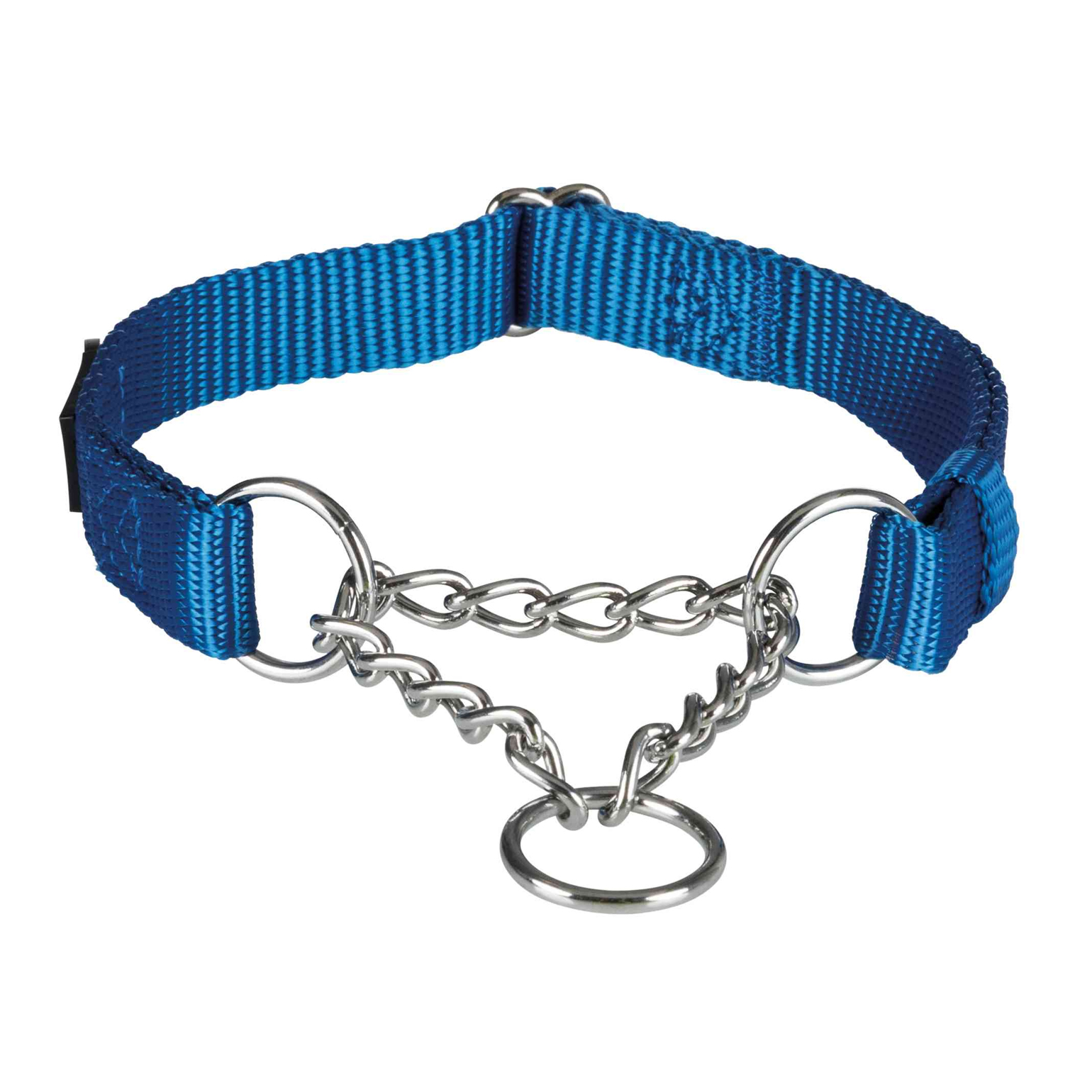 Trixie Premium Stop-the-pull Nylon Collar Royal Blue S-M (30-40 cm/15 mm) - not to be enabled