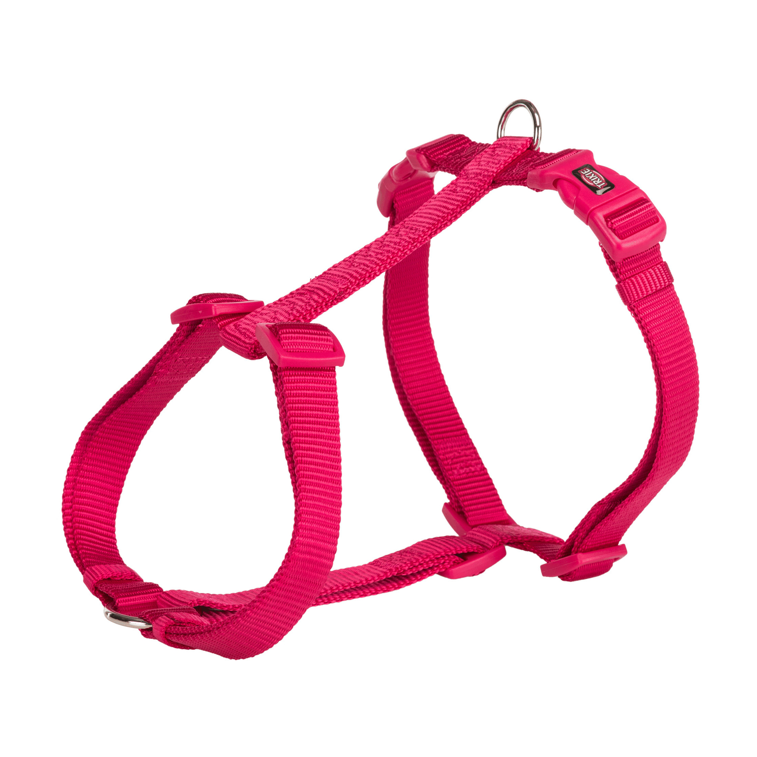 Trixie Premium Nylon H Type Dog Harness Fuchsia S-M (42â€“60 cm/15 mm)