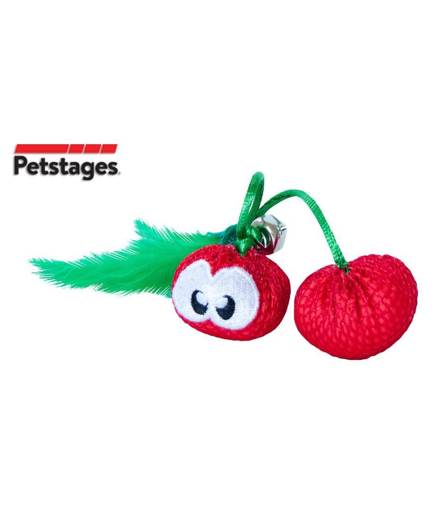 Outward Hound Dental Cherries with Catnip Cat Toy - 21 cm