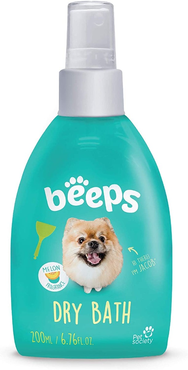 Beeps Dry Bath Dog Shampoo - 200 ml