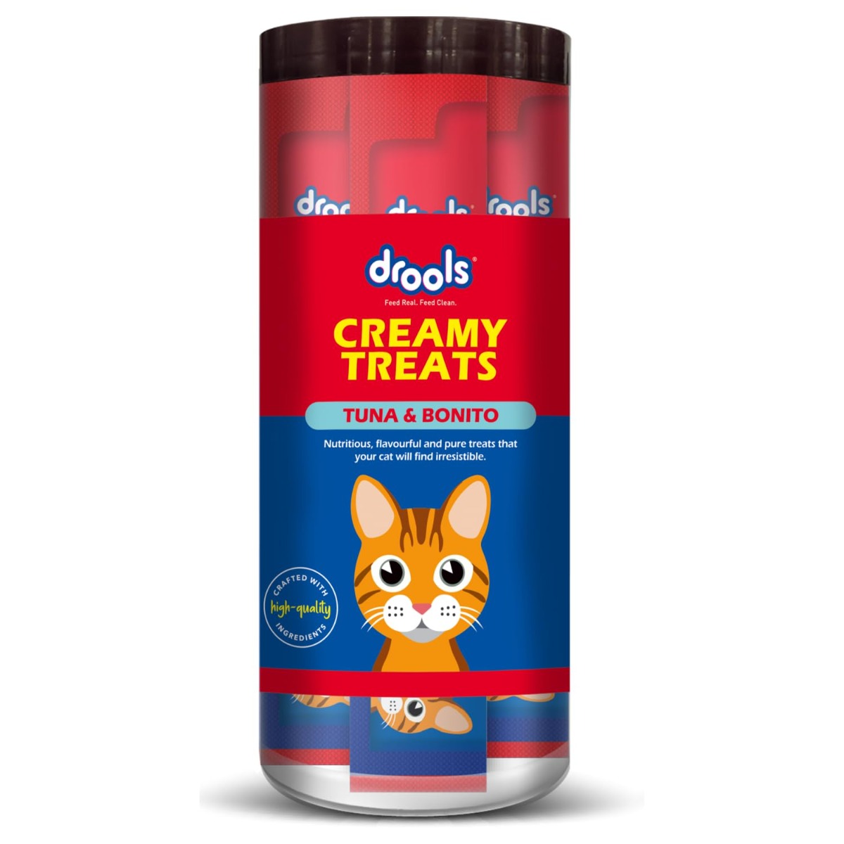 Drools Tuna & Bunito  Creamy Cat Treat - 375 gm ( Pack of 25)