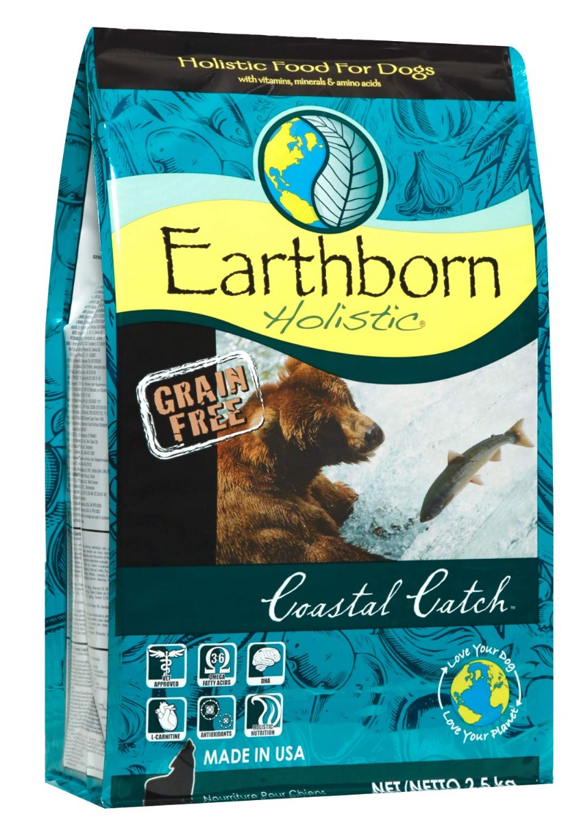 Earthborn Holistic Coastal Catch Grain-Free Dry Dog Food, 2.5-kg