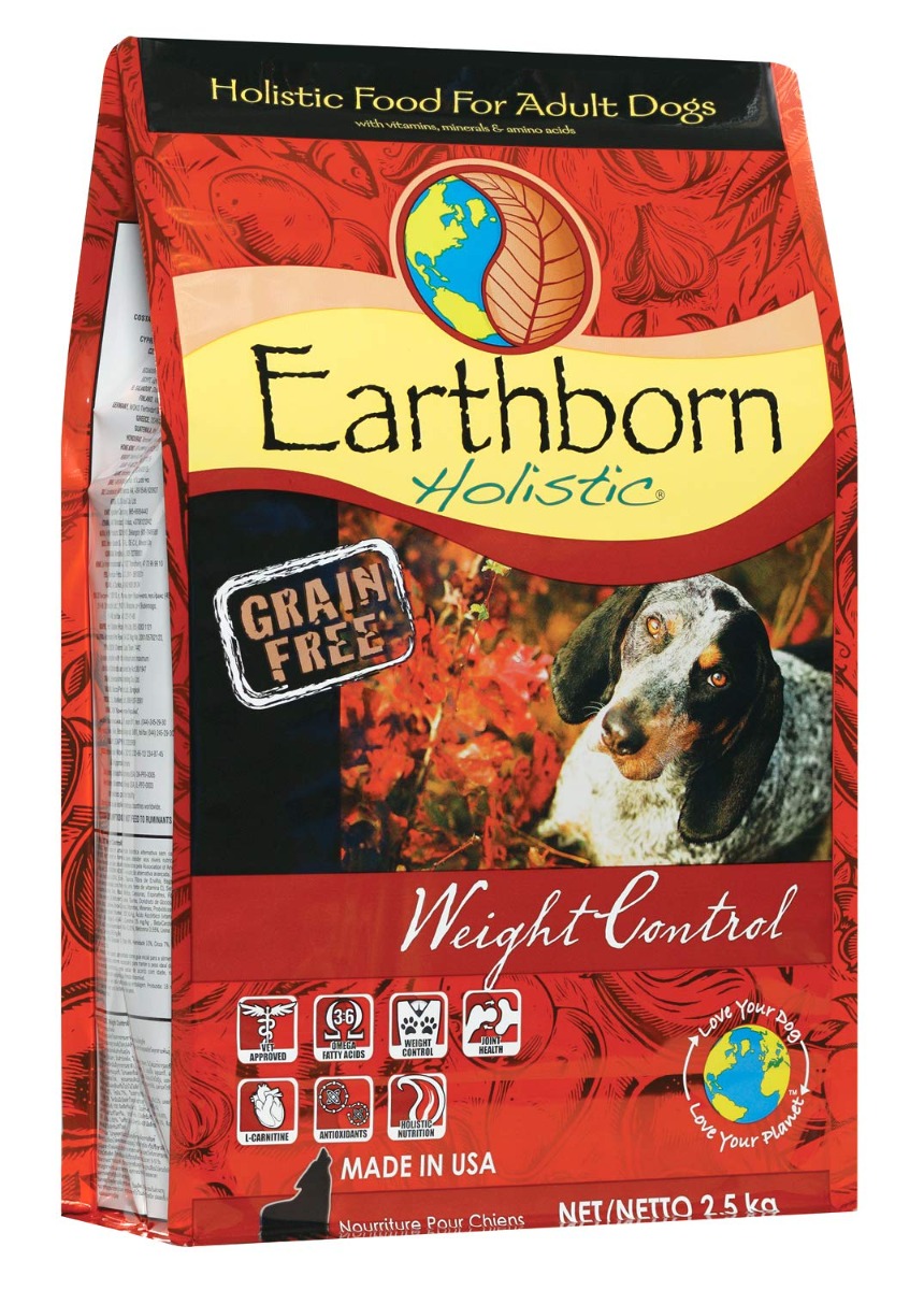 Earthborn Holistic Weight Control Grain-Free Dry Dog Food, 2.5 kg