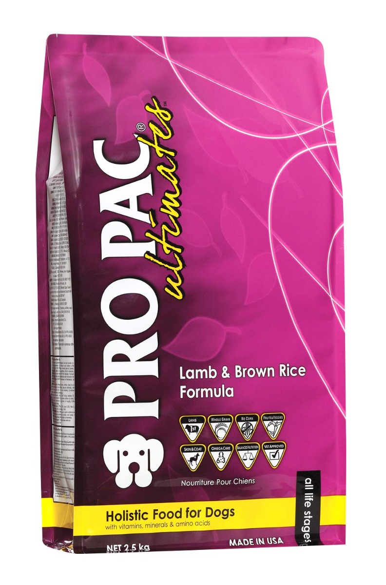 PRO PAC Ultimates Lamb & Brown Rice Formula Dry Dog Food - 2.5 Kg