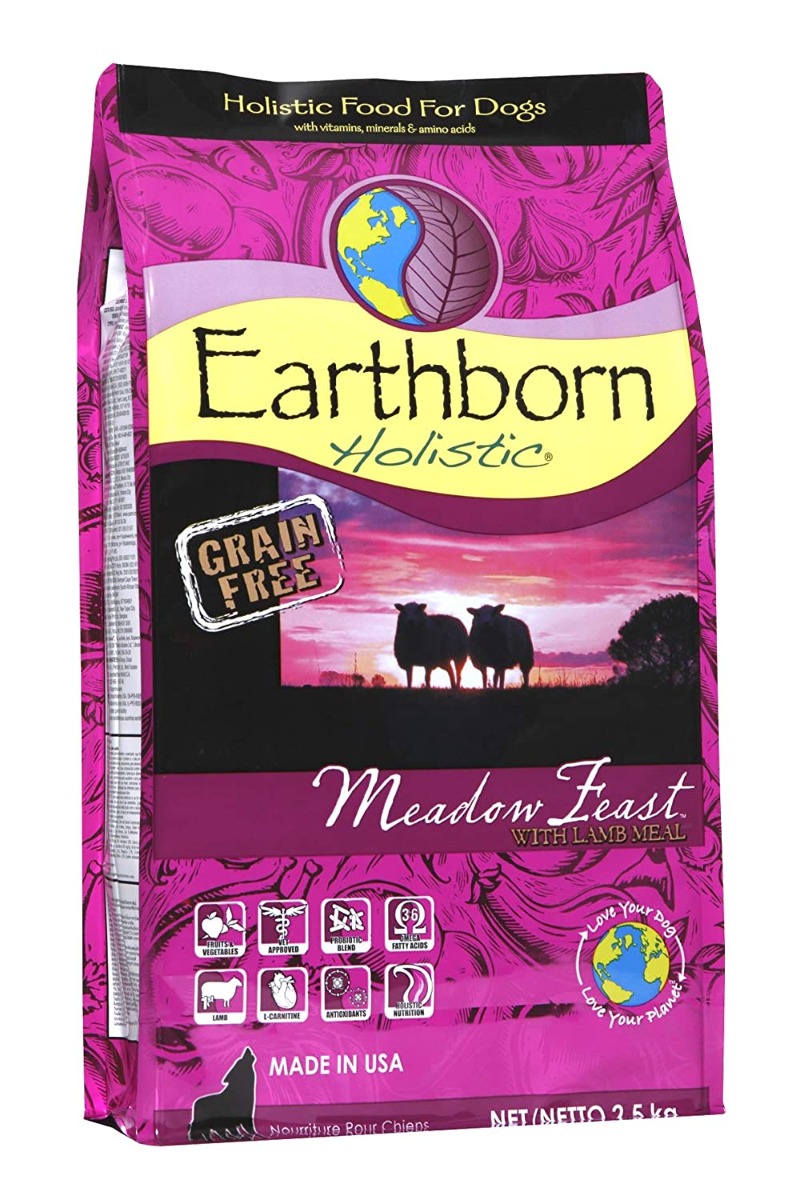 Earthborn Holistic Meadow Feast Grain-Free Dry Dog Food, 2.5-kg