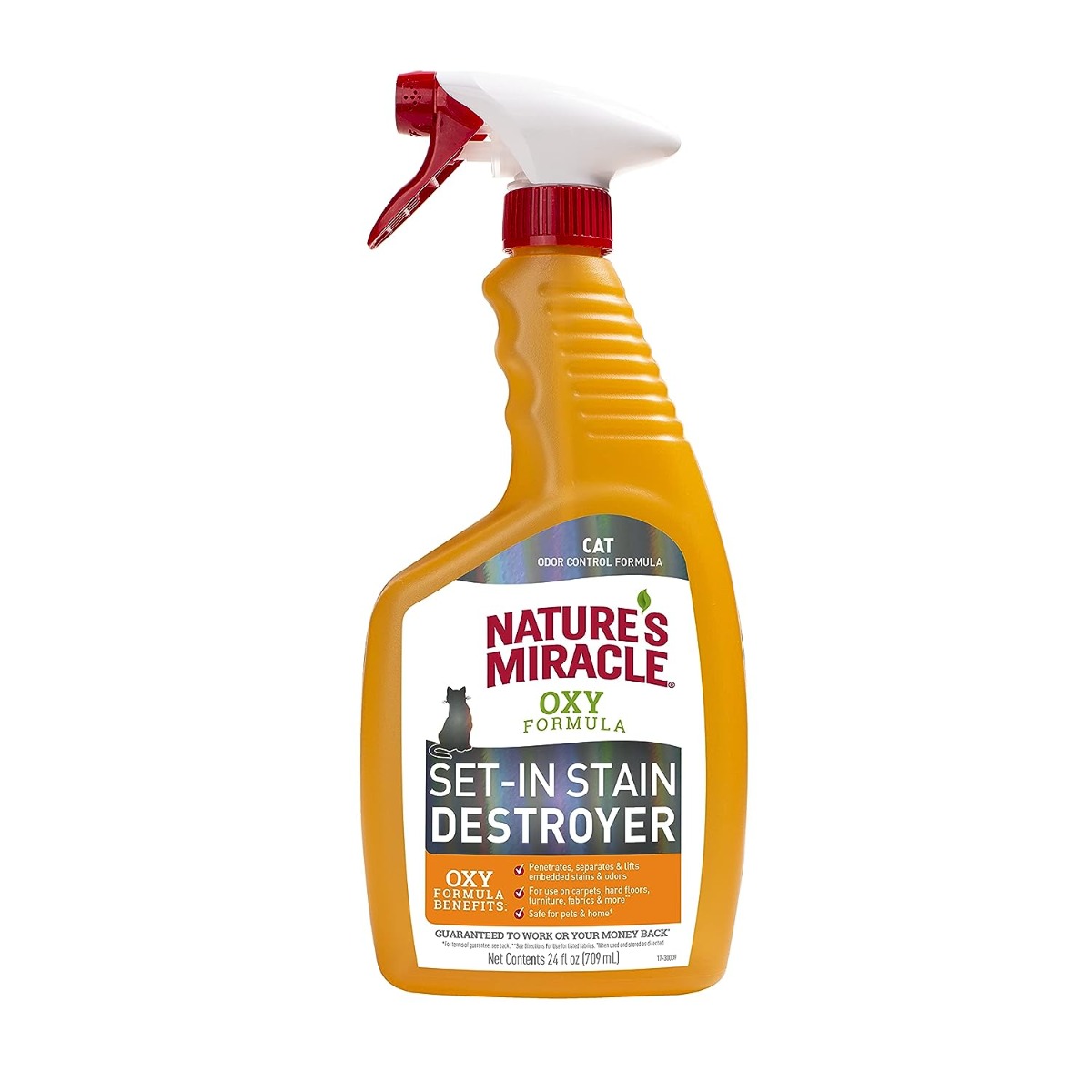 Nature's Miracle Just For Cats Orange OXY Stain & Odour Remover Trigger - 709 ml