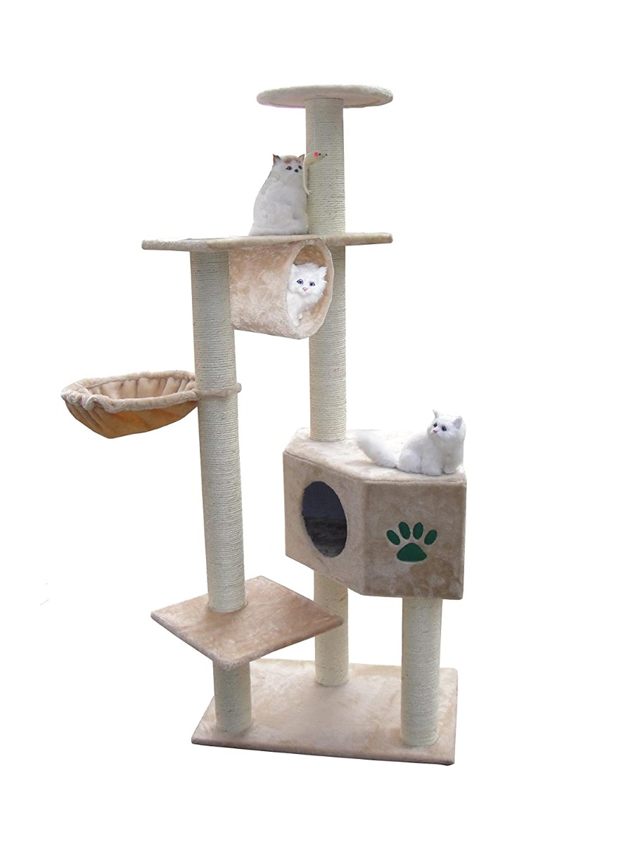 Glenand Muti Level Cat condo with Scratch post and Hammock