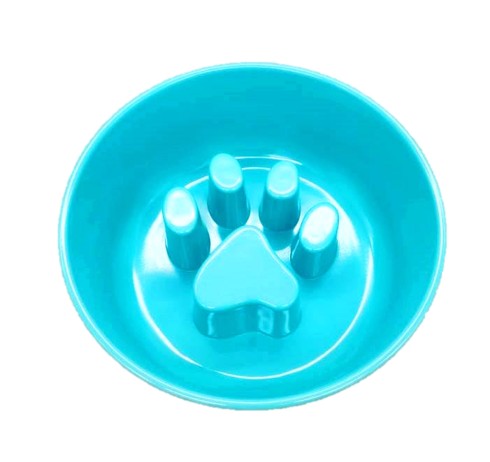 beboji Paw Slow Feeding Melamine Dog Bowl  -  not to be enabled