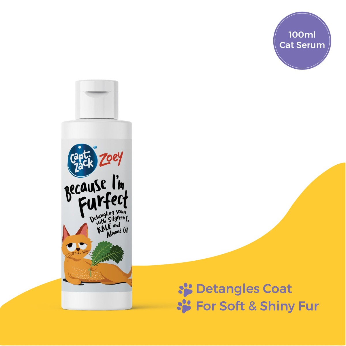 Captain Zack Zoey- Because I'M Furfect Cat Serum - 100 ml