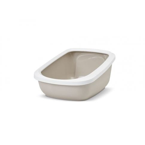 Savic Aseo Jumbo Litter Tray  Cool Grey - L68.5XB48.2XH27.9cm