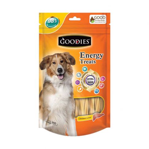 Goodies Energy Chicken Liver Flavour Dog Dental Treat Zigly