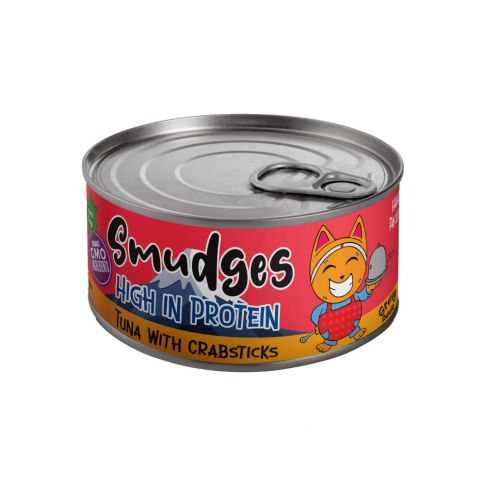 Smudges Adult Cat Tuna with Crabsticks in Gravy Wet Cat Food - 80g