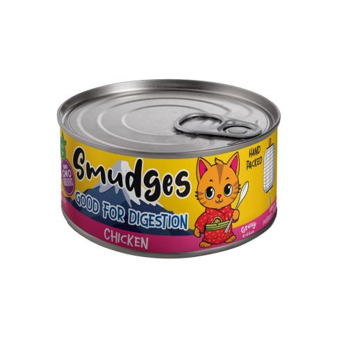 Smudges Kitten Chicken Shredded in Gravy Wet Cat Food -  60g