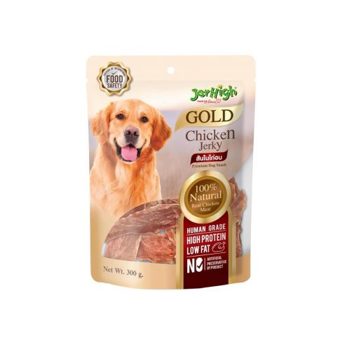 Jerhigh Gold Chicken Breast Sliced Dog Treat 250 gm