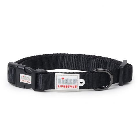 ZL Classic Padded Dog Collar  - Black