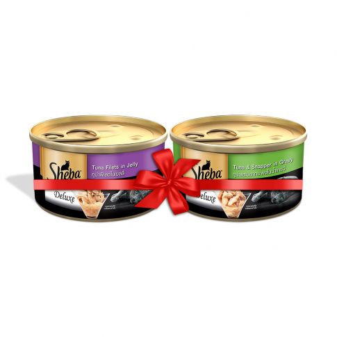 Sheba Mix Flavour Wet Cat Food Combo - Pack of 2