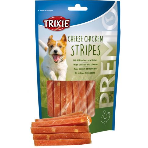 Trixie Premio Cheese Chicken Stripes Dog Treat  100 gm