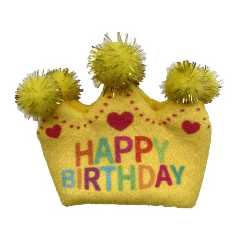 Fofos Birthday Crown Cat Toy