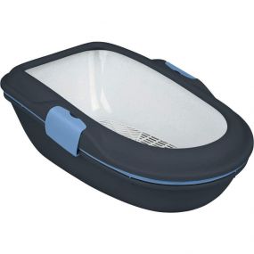 Trixie Berto Litter Tray Three Part, with Separating System, Dark Grey - 23 inch