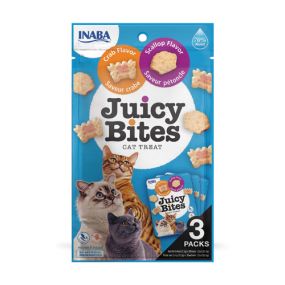 Inaba Juicy Bites Scallop N Crab Flavor Cat Treat - 33.9 Gm