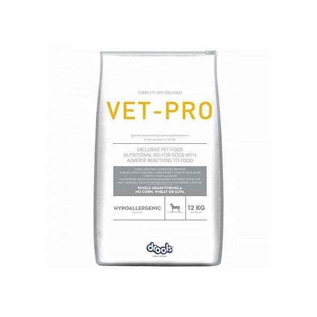 VET-PRO Hypoallergenic Veterinary Dry Dog Food  -12 kg