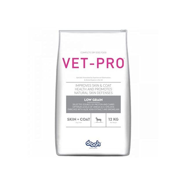 VET-PRO Skin & Coat Vetrinary Dry Dog Food - 3kg-3 kg