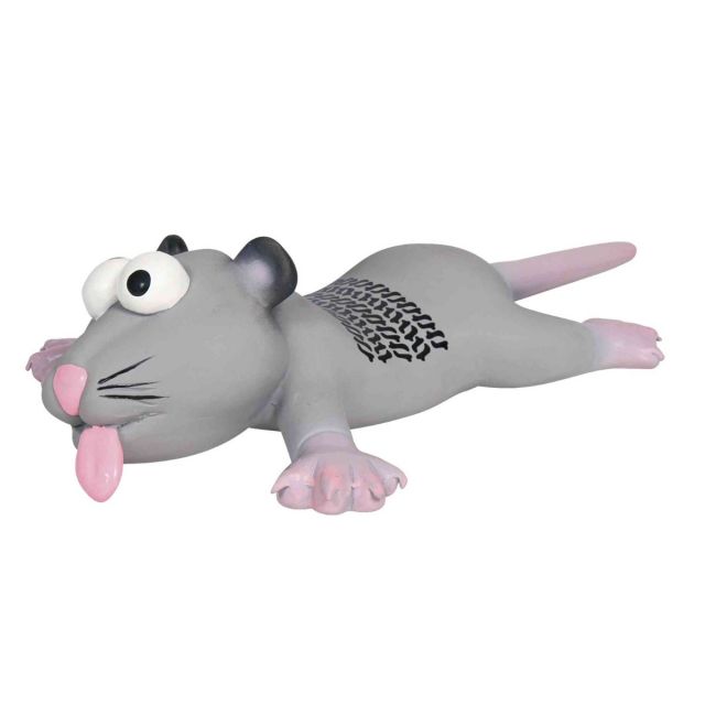 Trixie Rat or Mouse Latex Squeaky Dog Toy - 22 cm